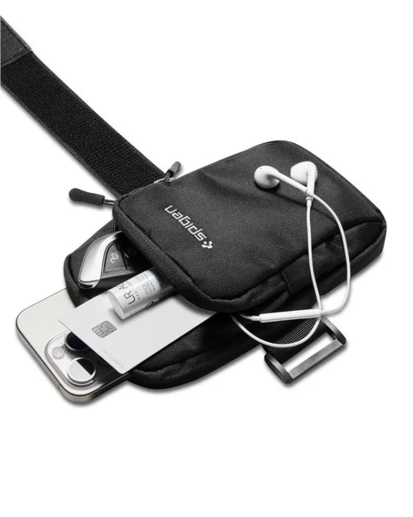 Περιβραχιόνιο Spigen Dynamic Shield Armband A702 για Smartphones έως 6.9" – Black (AMP04617) - Image 17