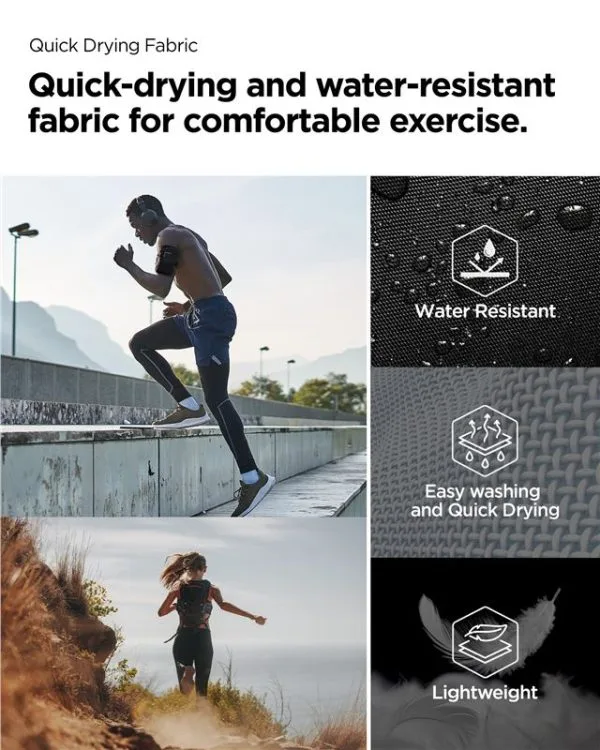 Περιβραχιόνιο Spigen Dynamic Shield Armband A702 για Smartphones έως 6.9" – Black (AMP04617) - Image 19
