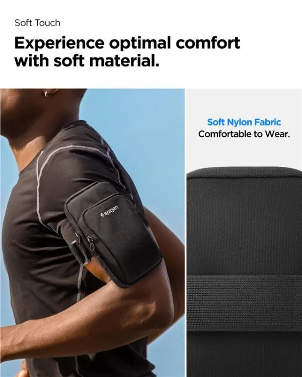 Περιβραχιόνιο Spigen Dynamic Shield Armband A702 για Smartphones έως 6.9" – Black (AMP04617) - Image 20