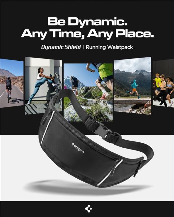 Spigen A710 Dynamic Shield Waist Bag Black (AMP04618) - Image 12