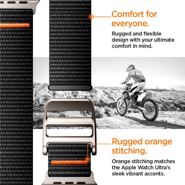 Spigen Watch Band DuraPro Flex Ultra Black-Apple Watch Series 44/45/46/49mm (AMP05981) - Image 26
