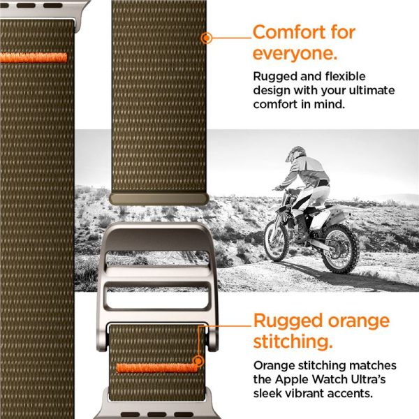 Spigen Watch Band DuraPro Flex Ultra Khaki-Apple Watch Series 44/45/46/49mm (AMP05982) - Image 26