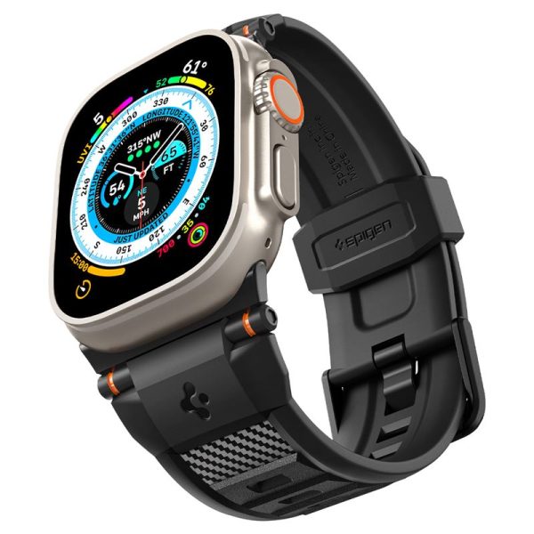 Spigen Rugged Armor Band Matte Black-Apple Watch Series 44/45/46/49mm (AMP07105) - Image 20