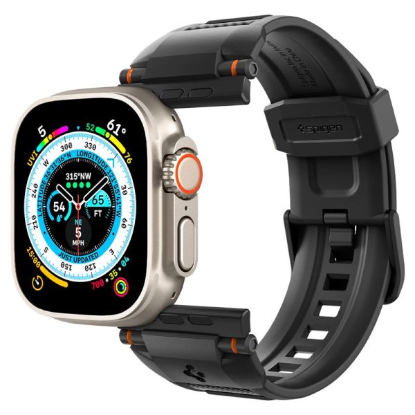 Spigen Rugged Armor Band Matte Black-Apple Watch Series 44/45/46/49mm (AMP07105) - Image 29