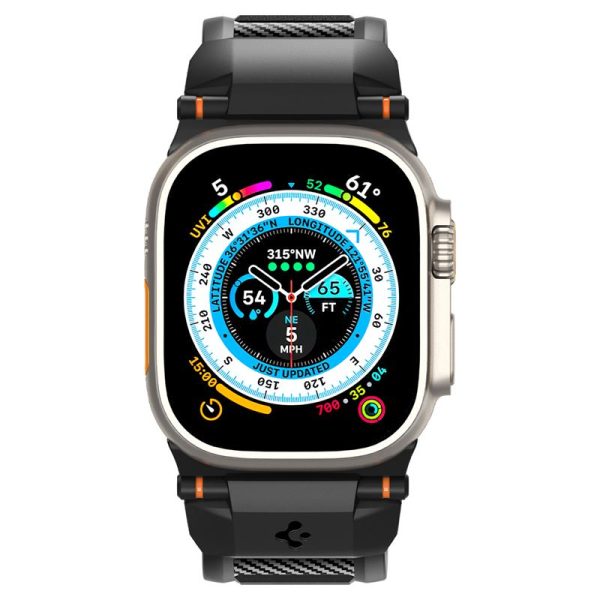 Spigen Rugged Armor Band Matte Black-Apple Watch Series 44/45/46/49mm (AMP07105) - Image 30