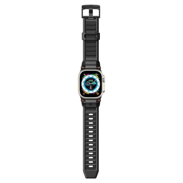 Spigen Rugged Armor Band Matte Black-Apple Watch Series 44/45/46/49mm (AMP07105) - Image 33