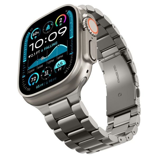 Spigen Modern Fit Titanium Band Natural Titanium-Apple Watch 44/45/46/49mm (AMP09105) - Image 8