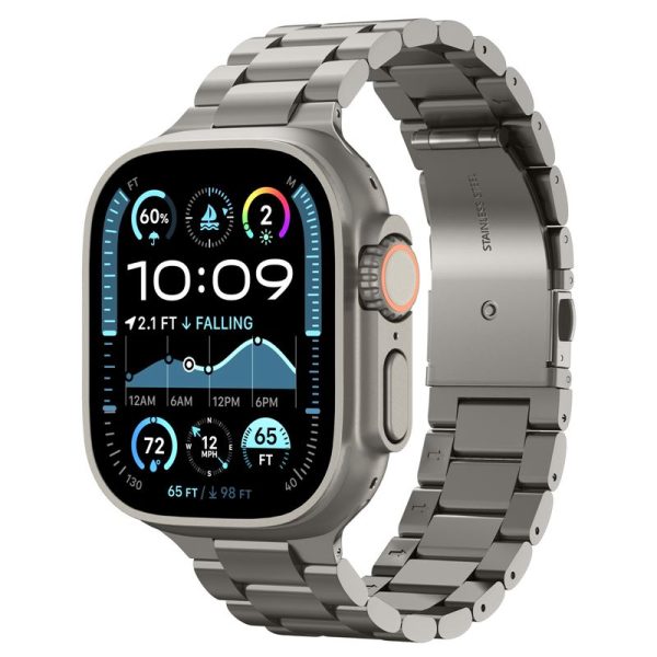 Spigen Modern Fit Titanium Band Natural Titanium-Apple Watch 44/45/46/49mm (AMP09105) - Image 9