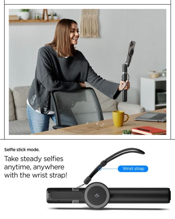 Spigen Selfie Stick MagSafe+ Tripod black (AMP09534) - Image 5