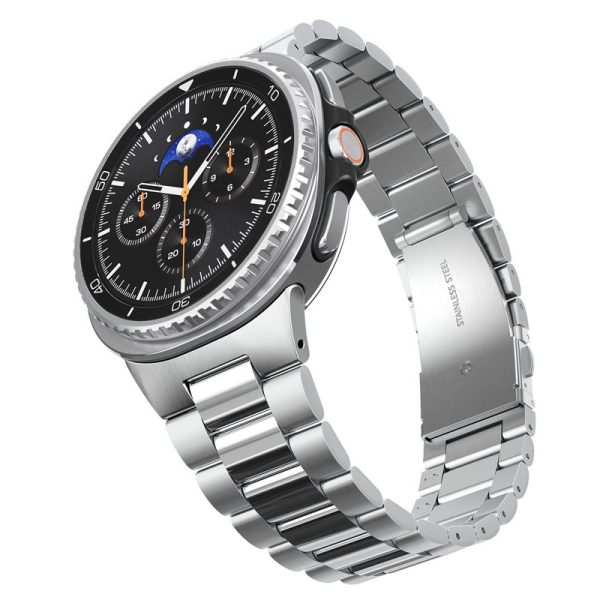 Spigen Modern Fit 316L Silver-Samsung Galaxy Watch 8 (40/44/46mm) (AMP10120) - Image 8