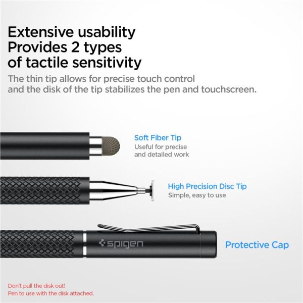 Spigen Universal Stylus Pen Black (APP07078) - Image 18