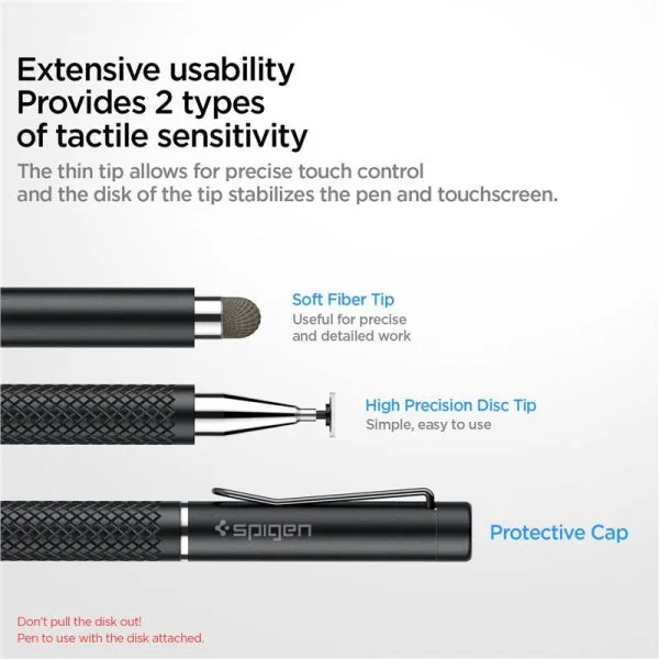 Spigen Universal Stylus Pen Black (APP07078) - Image 18