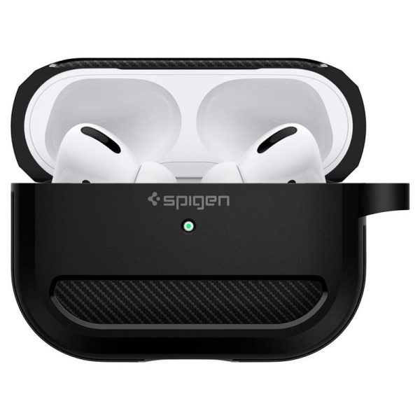 SPIGEN RUGGED ARMOR APPLE AIRPODS PRO 1 MATTE BLACK (ASD00540) - Image 9