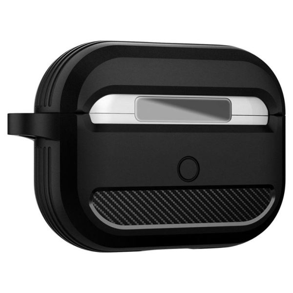 SPIGEN RUGGED ARMOR APPLE AIRPODS PRO 1 MATTE BLACK (ASD00540) - Image 10