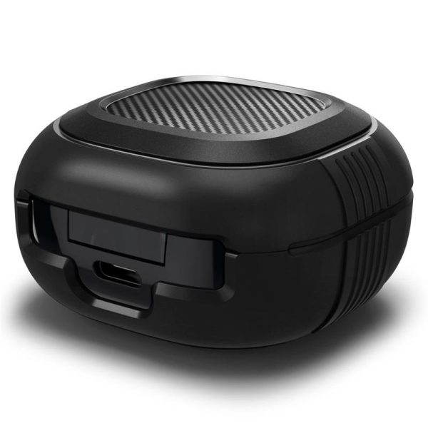 SPIGEN RUGGED ARMOR SAMSUNG GALAXY BUDS FE / 2 PRO / 2 / LIVE / PRO MATTE BLACK (ASD01276) - Image 12