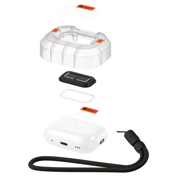 Spigen Lock Fit M carbon - AirPods Pro (2nd/1st Gen) (ASD06156) - Image 3