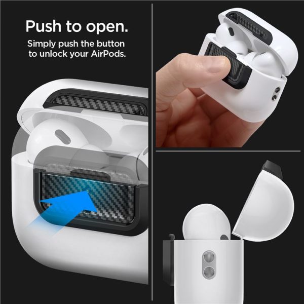 Spigen Lock Fit M carbon - AirPods Pro (2nd/1st Gen) (ASD06156) - Image 9