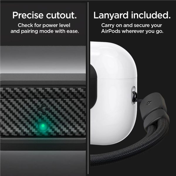 Spigen Lock Fit M carbon - AirPods Pro (2nd/1st Gen) (ASD06156) - Image 10