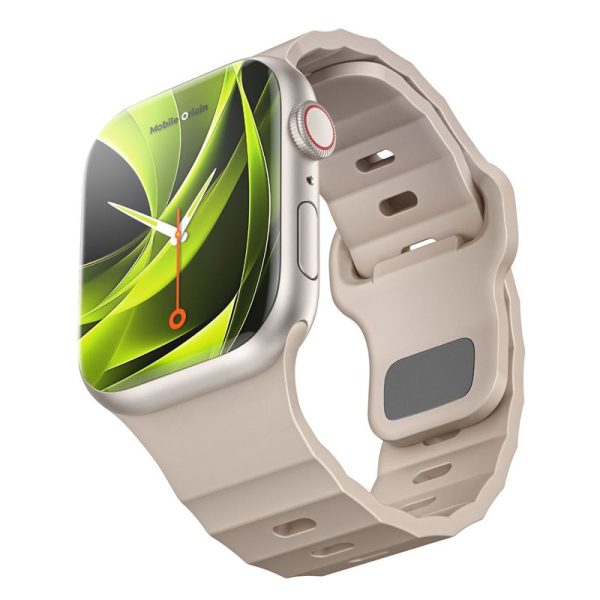 Mobile Origin Strap III light beige-Apple Watch 44/45/46/49mm (AWMS-03-LBG) - Image 8
