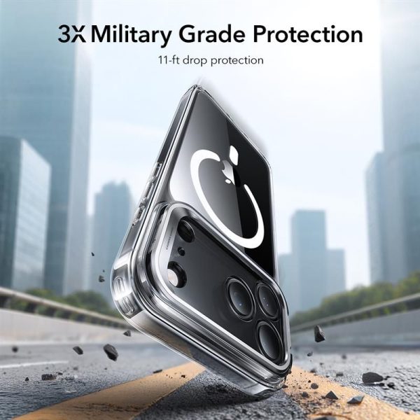 ESR CLASSIC HYBRID KICKSTAND MAGSAFE IPHONE 17 PRO CLEAR - Image 6