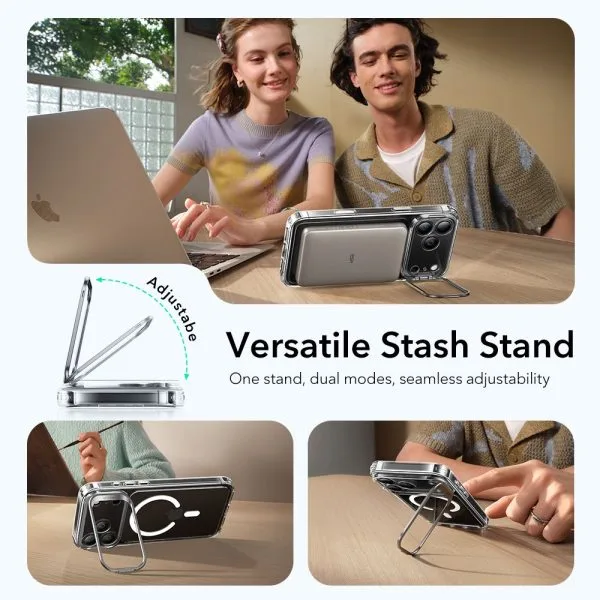 ESR CLASSIC HYBRID KICKSTAND MAGSAFE IPHONE 17 PRO MAX CLEAR - Image 7