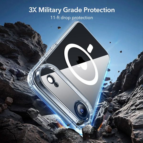 ESR CLASSIC HYBRID MAGSAFE & TEMPERED GLASS IPHONE 17 AIR CLEAR - Image 4