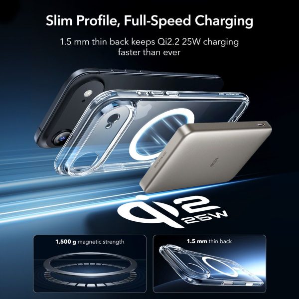 ESR CLASSIC HYBRID MAGSAFE & TEMPERED GLASS IPHONE 17 AIR CLEAR - Image 6