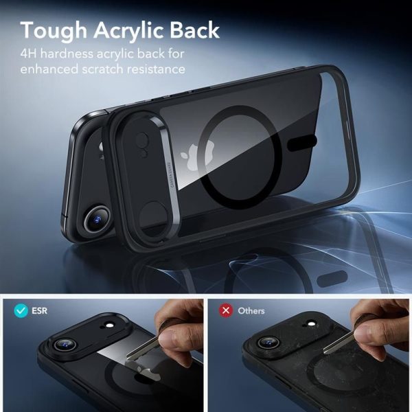 ESR CLASSIC HYBRID MAGSAFE & TEMPERED GLASS IPHONE 17 AIR CLEAR/BLACK - Image 7