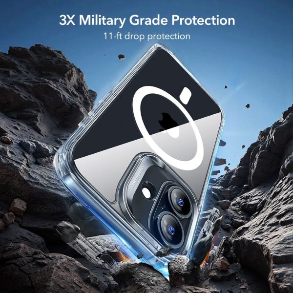 ESR CLASSIC HYBRID MAGSAFE & TEMPERED GLASS IPHONE 17 CLEAR - Image 4