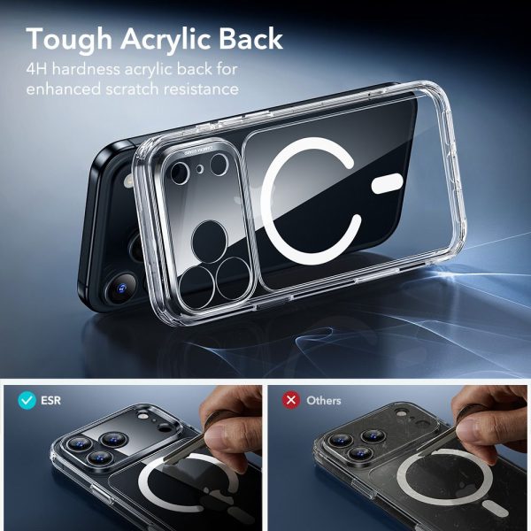 ESR CLASSIC HYBRID MAGSAFE & TEMPERED GLASS IPHONE 17 PRO CLEAR - Image 7