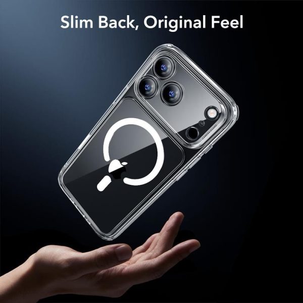 ESR CLASSIC HYBRID MAGSAFE & TEMPERED GLASS IPHONE 17 PRO CLEAR - Image 8