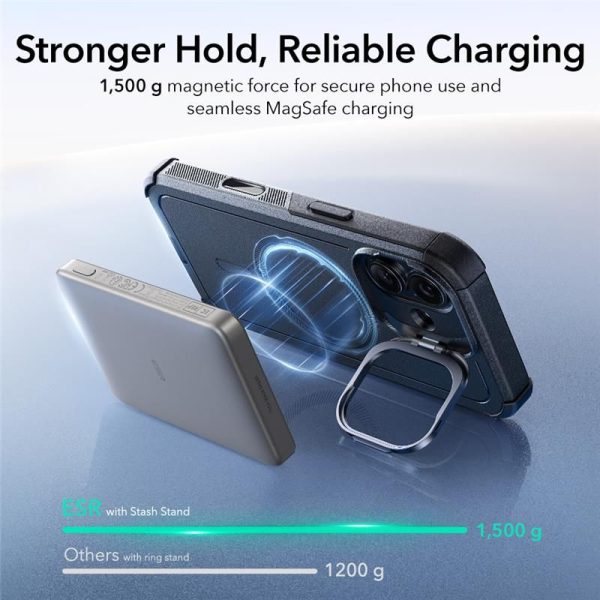 ESR CYBER KICKSTAND MAGSAFE IPHONE 17 BLACK - Image 4
