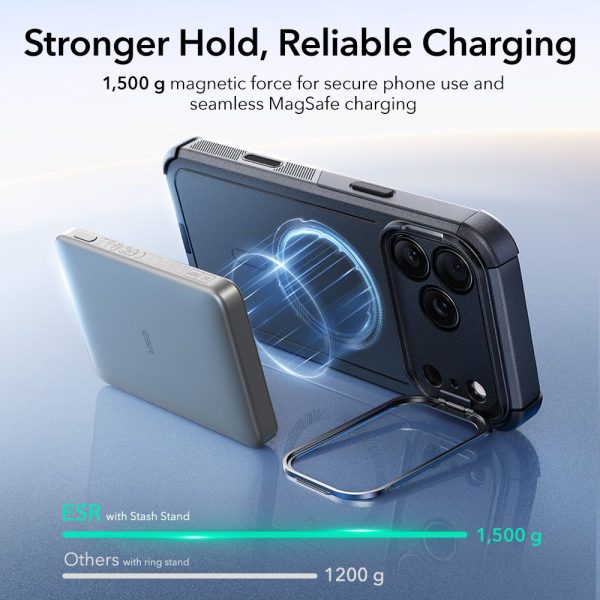 ESR CYBER KICKSTAND MAGSAFE IPHONE 17 PRO MAX BLACK - Image 4