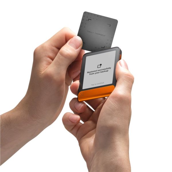 Ledger Flex Orange Crypto Hardware Wallet with Recovery Key (LEDGERFLEX-ORANGE-RK) - Image 3