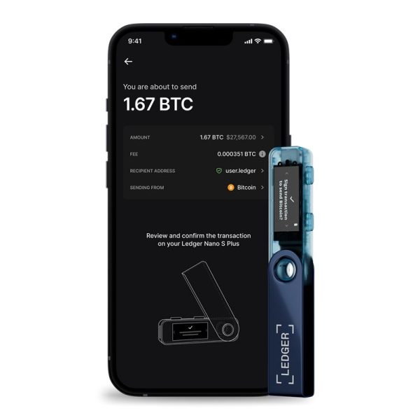 Ledger Nano S Plus Neptune Blue Crypto Hardware Wallet (LEDGERNANOS-NBLUE-RK) - Image 6