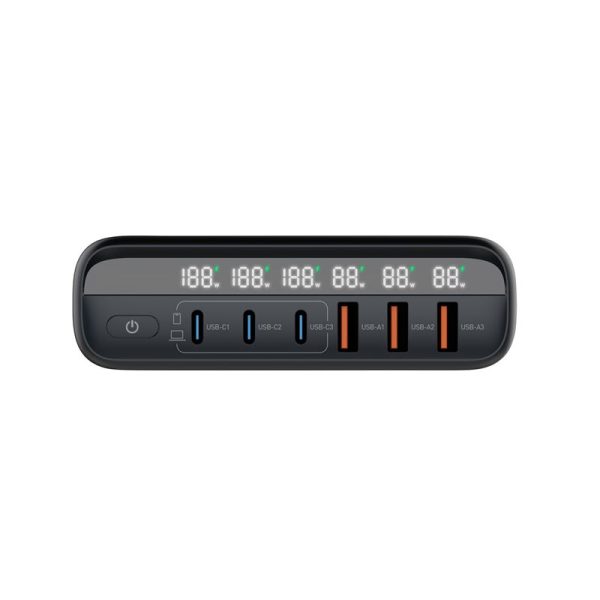 Mobile Origin GaN 140W Travel Charger Hub PW12 EU/UK/US 3x USB-C + 3x USB-A (MO-CH140-PW12) - Image 10