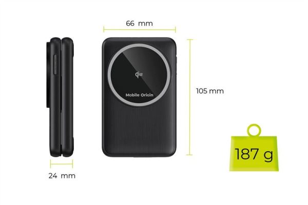 Mobile Origin 3in1 Foldable Qi2 Charger PW8 silver (MO-FCH-PW8-SLV) - Image 7