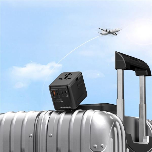 Mobile Origin GaN 35W Travel Adapter PW4 EU/UK/US/AUS 3x USB-C + 2x USB-A  (MO-TRA35-PW4) - Image 8