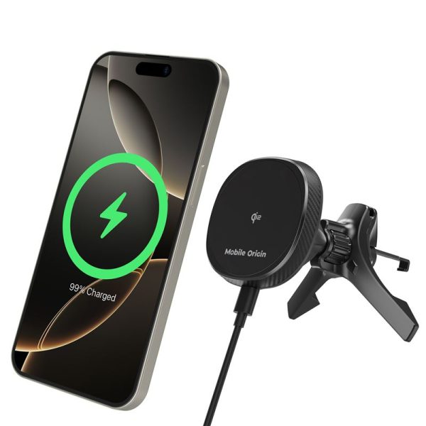 Mobile Origin Wireless Car Vent Qi2 Charger CA15 (MO-WCVCH-CA15) - Image 6