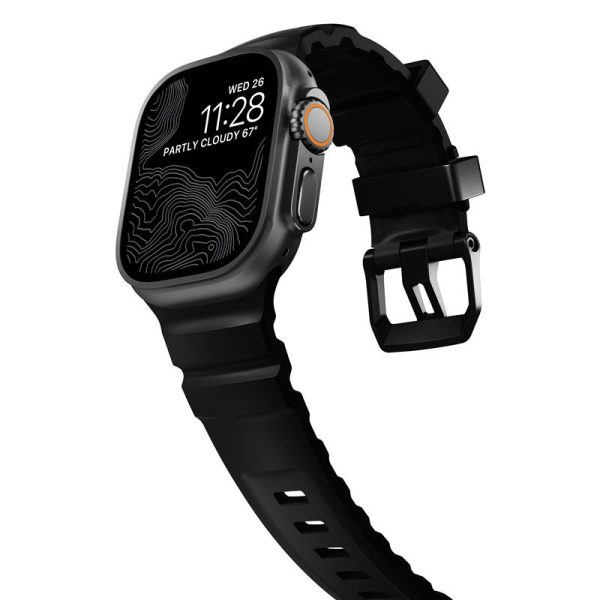 Nomad Rocky Point Band carbon black/black - Apple Watch 46mm/49mm (NM011697858) - Image 8