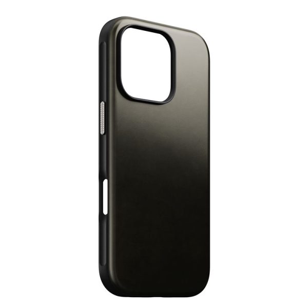 Nomad Modern Leather case green chrome - iPhone 16 Pro (NM01688785) - Image 4