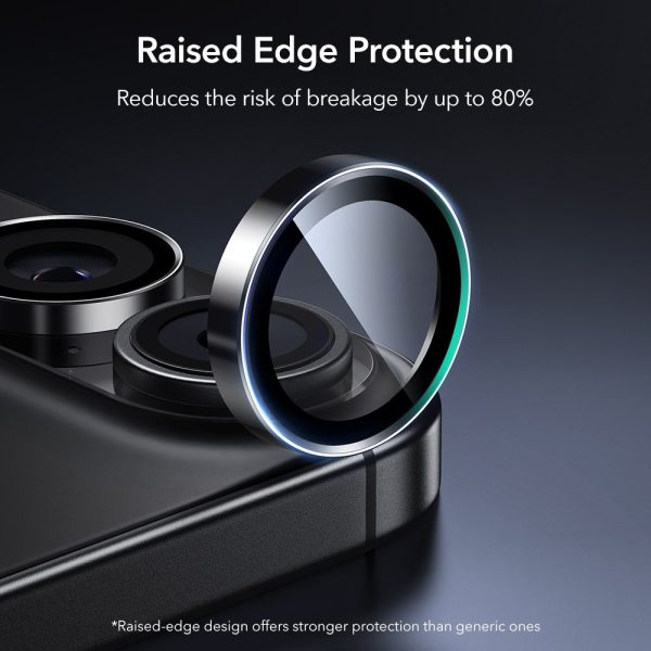 ESR ARMORITE CAMERA PROTECTOR IPHONE 16/16 PLUS/17 BLACK - Image 3