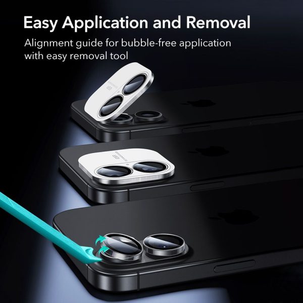 ESR ARMORITE CAMERA PROTECTOR IPHONE 16/16 PLUS/17 CLEAR - Image 8
