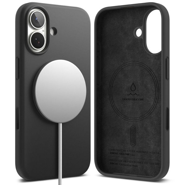 RINGKE SILICONE MAGNETIC MAGSAFE IPHONE 17 BLACK - Image 2