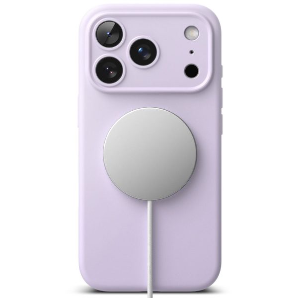 RINGKE SILICONE MAGNETIC MAGSAFE IPHONE 17 PRO LIGHT PURPLE - Image 5