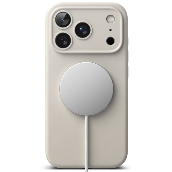 RINGKE SILICONE MAGNETIC MAGSAFE IPHONE 17 PRO MAX STONE - Image 5