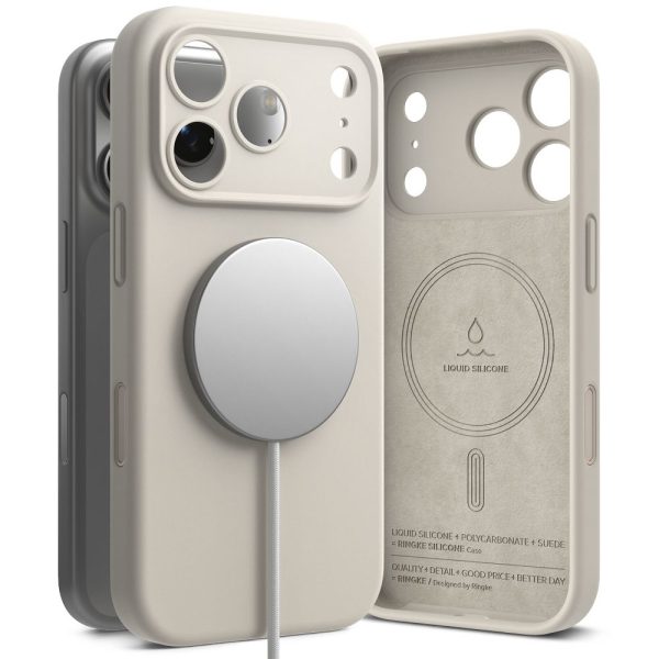 RINGKE SILICONE MAGNETIC MAGSAFE IPHONE 17 PRO MAX STONE