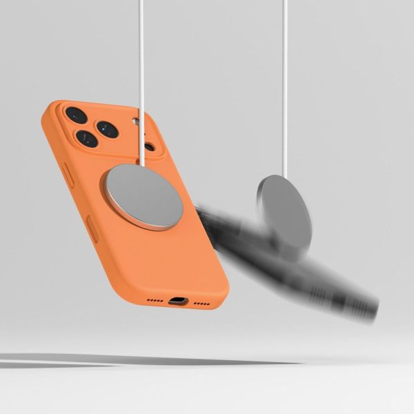 RINGKE SILICONE MAGNETIC MAGSAFE IPHONE 17 PRO MAX TANGERINE - Image 8
