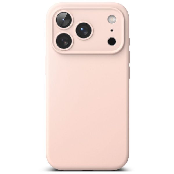 RINGKE SILICONE MAGNETIC MAGSAFE IPHONE 17 PRO PINK SAND - Image 4