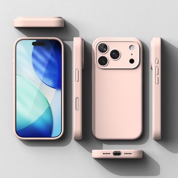 RINGKE SILICONE MAGNETIC MAGSAFE IPHONE 17 PRO PINK SAND - Image 7